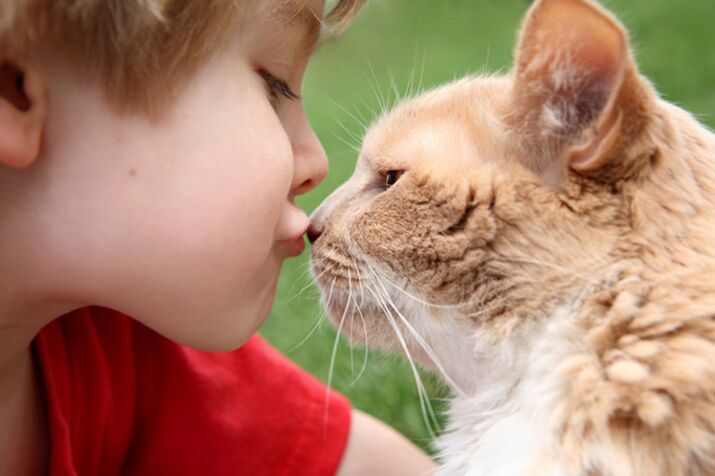 任何儿童都可能通过与动物接触而感染蠕虫。